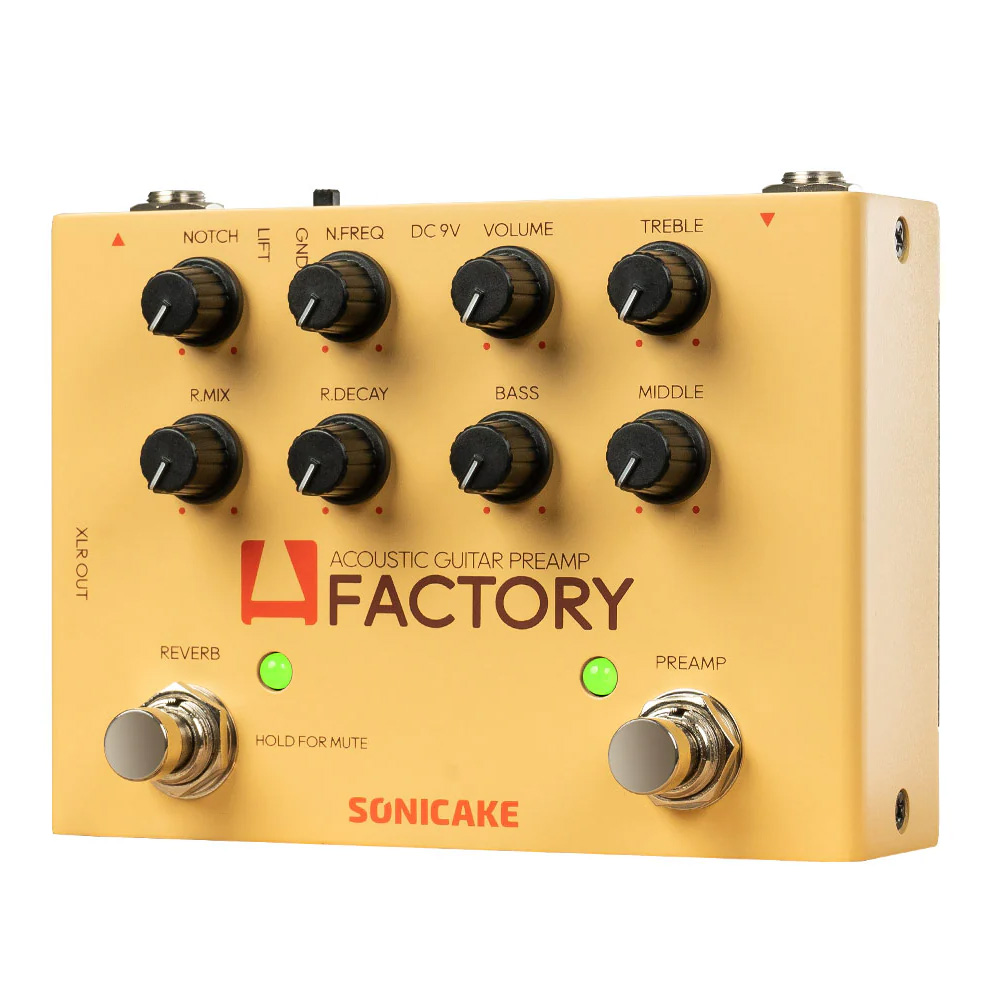 SONICAKE A Factory DuaLane Acoustic Preamp Pedalı